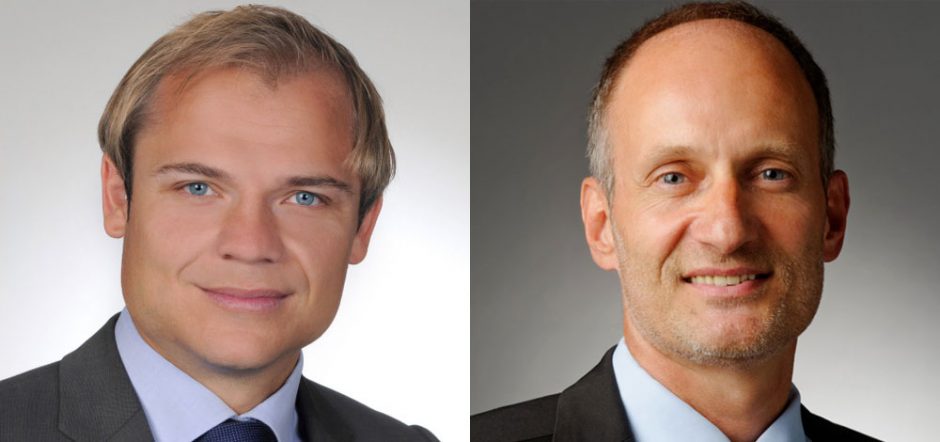 Martin Meinert, Project Manager bei Mücke, Sturm & Company / Ralf Ockenfelds, Geschäftsführer Produktentwicklung, How2Pay (v.l.n.r.) Quelle: Unternehmen
